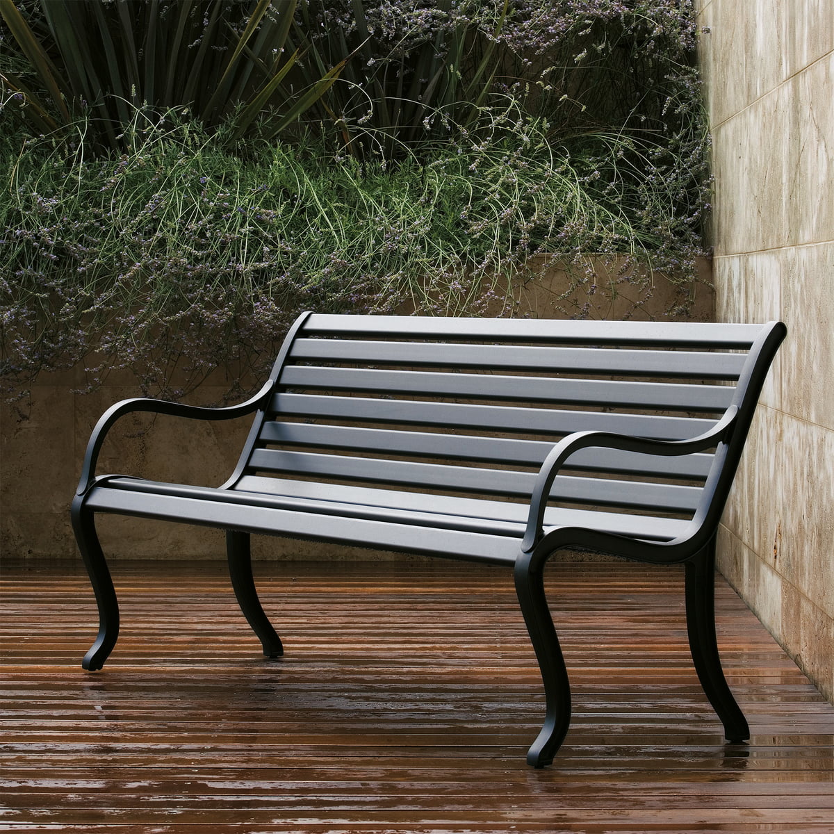 Banc de jardin aluminium